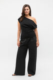 Gathered Waist Pant  Black  hi-res