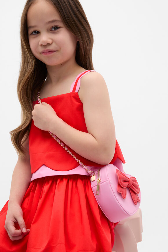 Heart Bow Bag  Candy Pink  hi-res