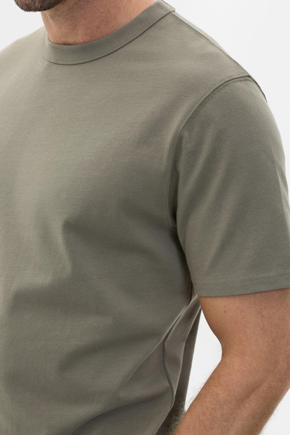 Crew Tee  Vintage Khaki