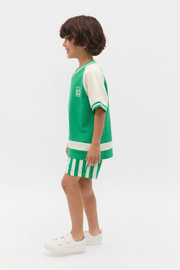 Raglan Sporty Tee  Denver Green  hi-res