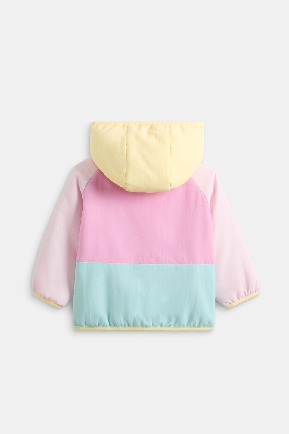 Colourblock Logo Spray Jacket  Pink Lemonade
