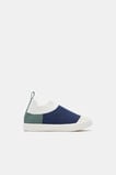 Colourblock Knit Sneaker  French Navy  hi-res