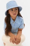Heart Denim Bucket Hat  Cloud Blue Wash  hi-res