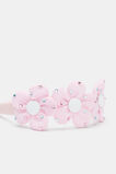 Flower Heart Gem Headband  Multi  hi-res
