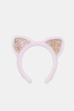 Shaker Fur Ears Headband  Pink Lemonade  hi-res