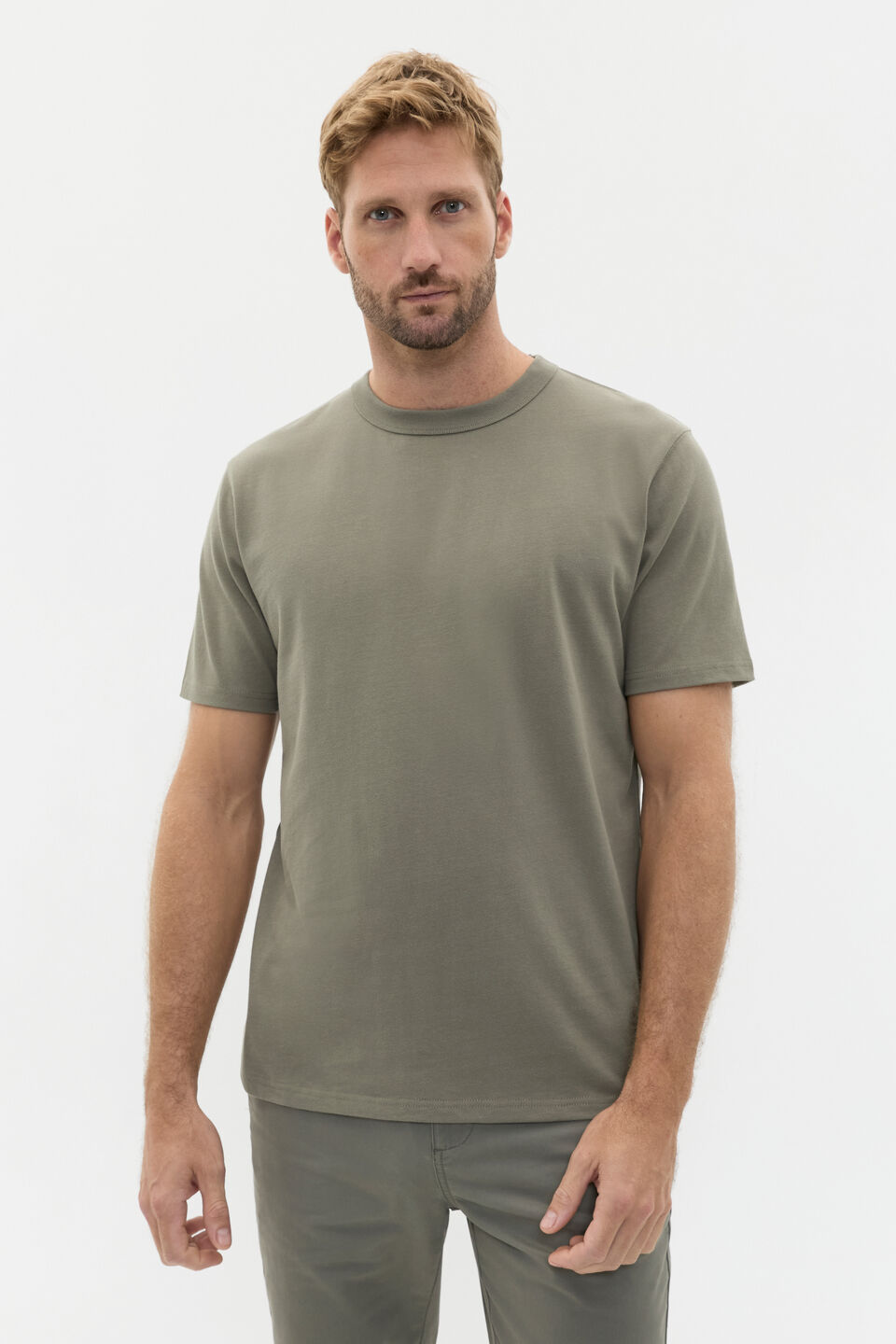 Crew Tee  Vintage Khaki