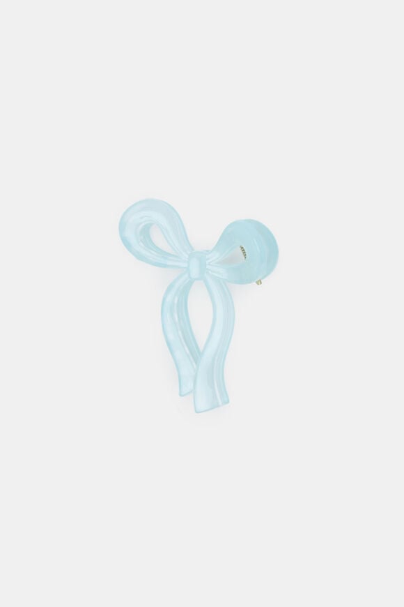 Bow Claw Clip  Aqua Mint  hi-res