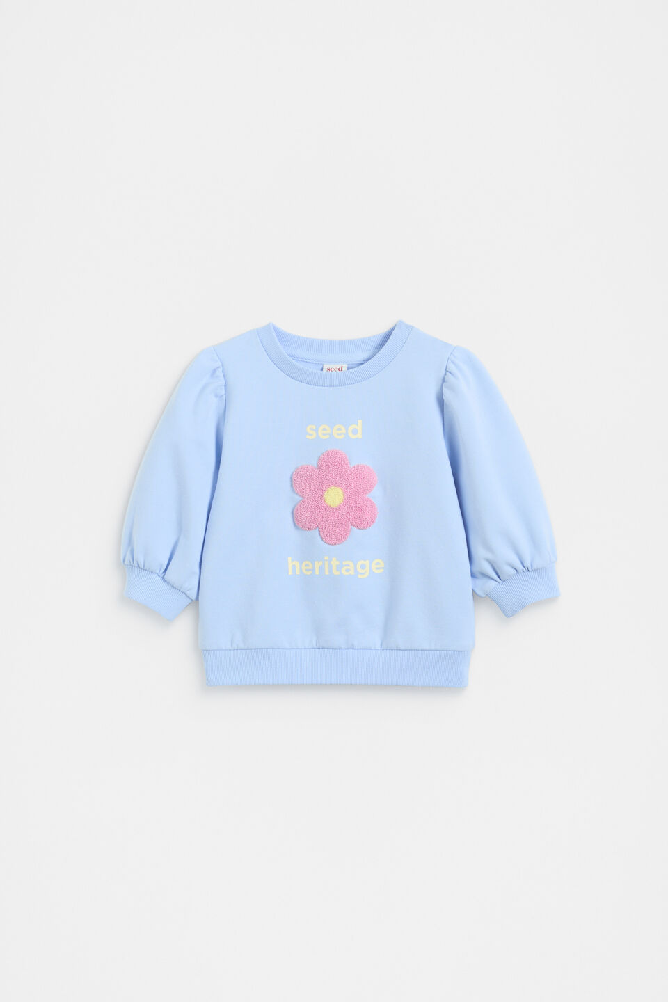 Floral Sweat  Luna Blue