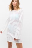 Cotton Mesh Cover Up  Whisper White  hi-res