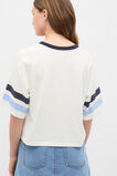 Sporty V Neck Tee  Classic Cream  hi-res