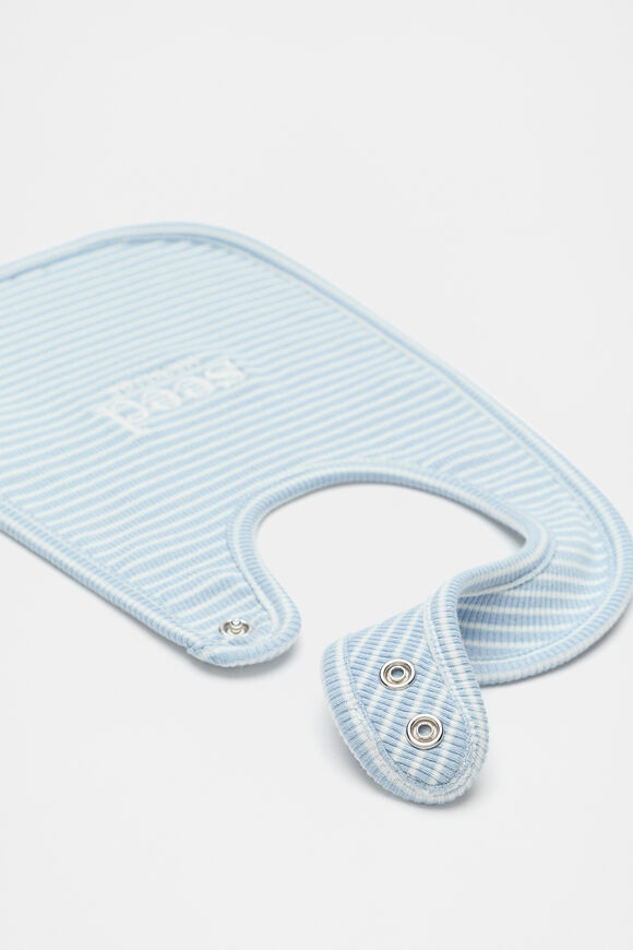 Core Rib Logo Bib  Blue Stripe  hi-res
