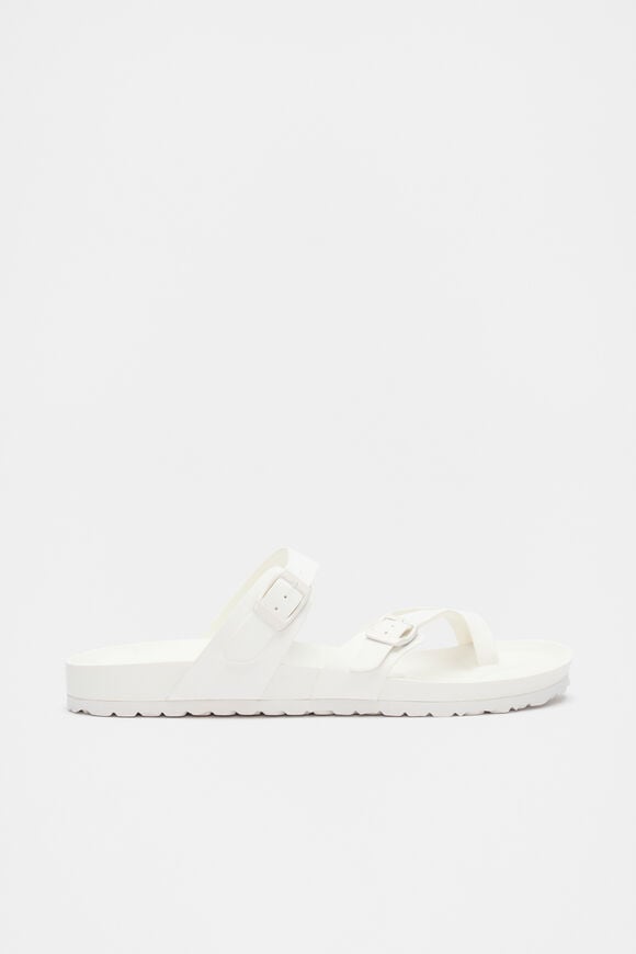 Cross Strap Slide  Canvas  hi-res