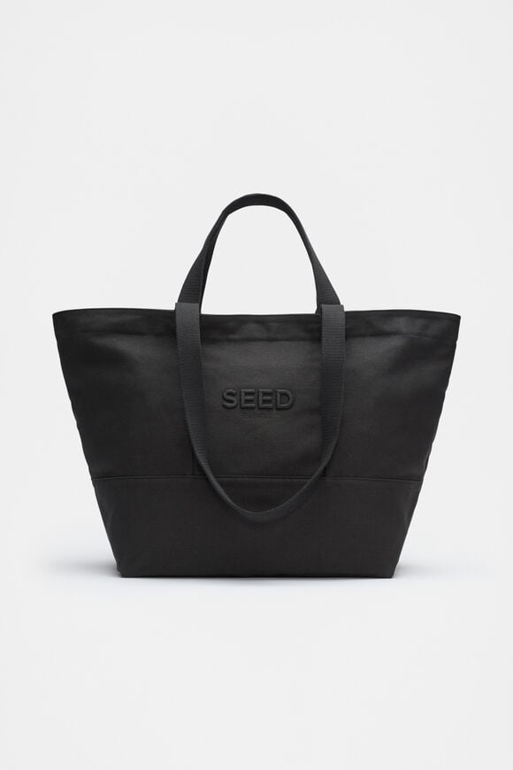 Seed Overnight Tote  Black  hi-res