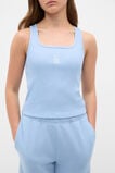 Square Neck Logo Tank  Cloud Blue  hi-res