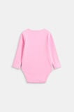 Core Logo Rib Bodysuit  Candy Pink  hi-res