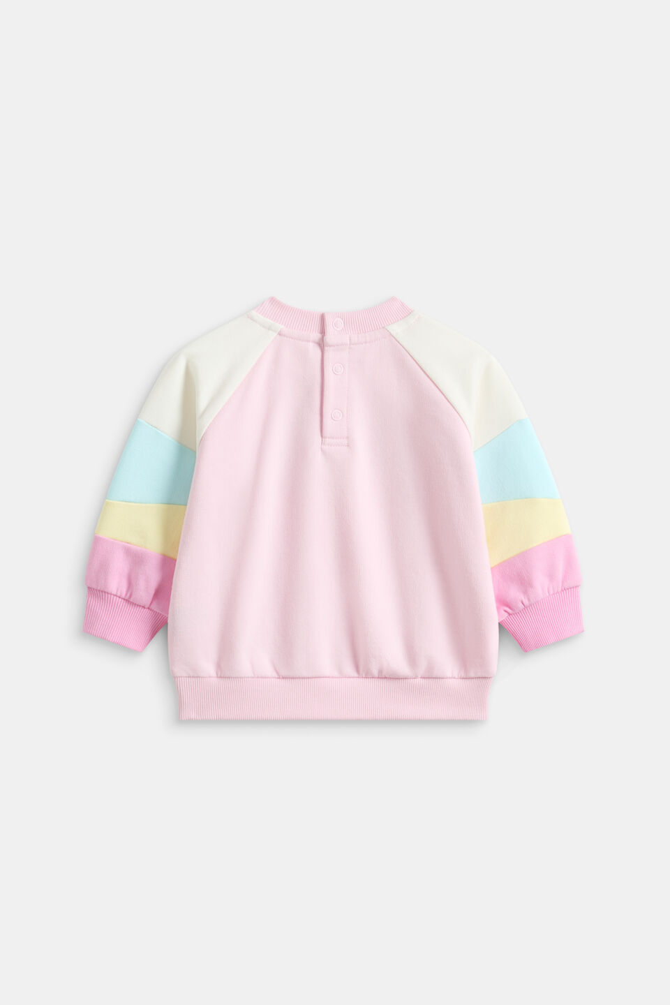 Colourblock Logo Sweat  Pink Lemonade