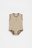 Terry Romper  Neutral  hi-res