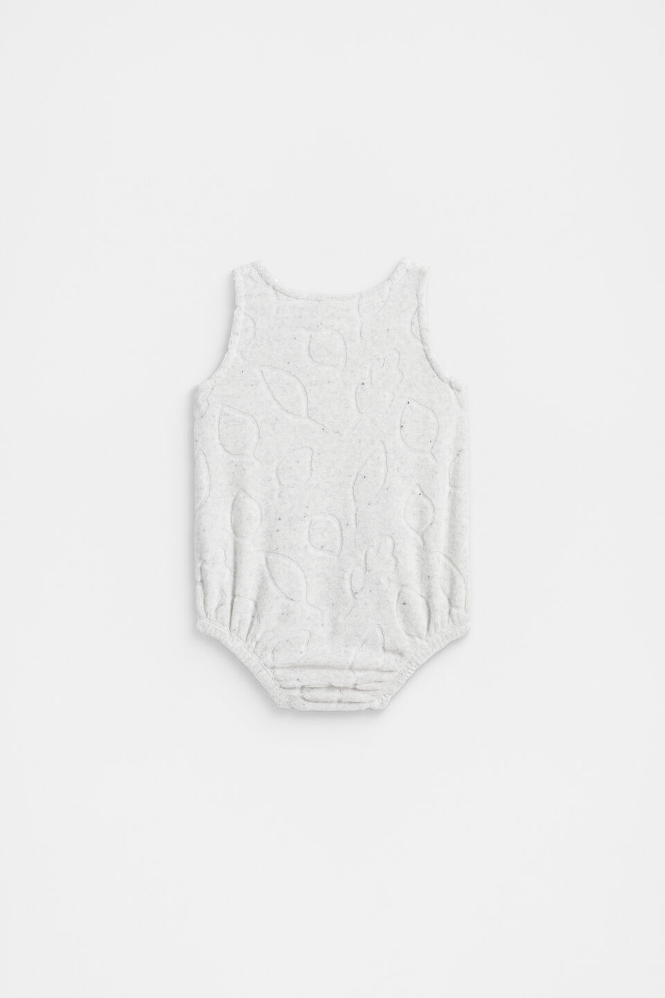Terry Leaf Romper  Icy Marle