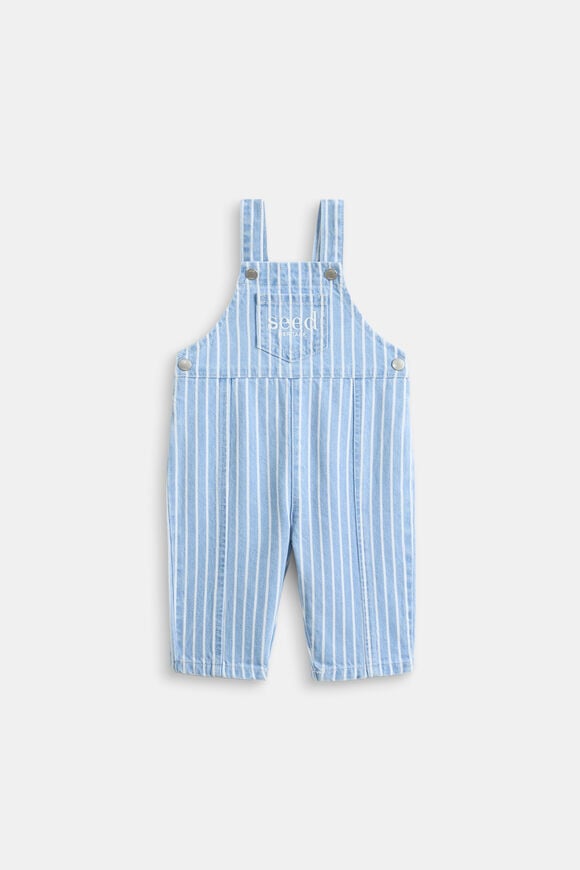 Core Logo Overall  Denim Stripe  hi-res