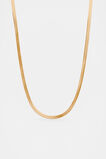Waterproof Snake Chain Necklace  Gold  hi-res