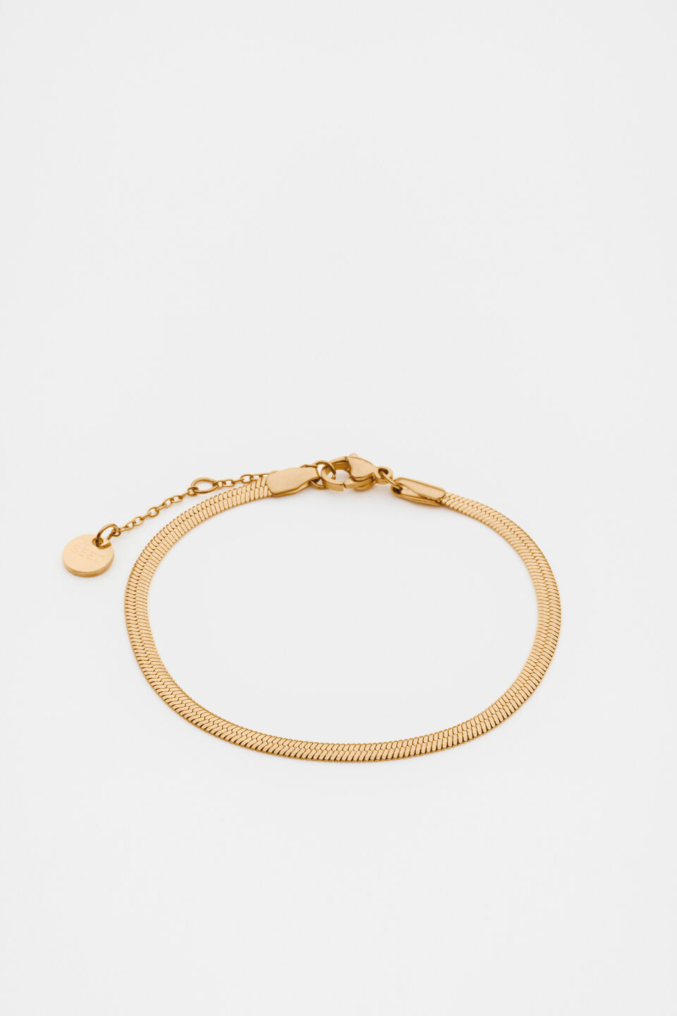 Waterproof Snake Chain Bracelet  Gold