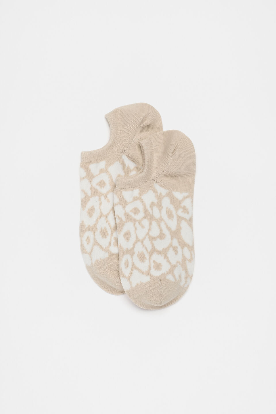 Ocelot Sneaker Sock  Light Cookie