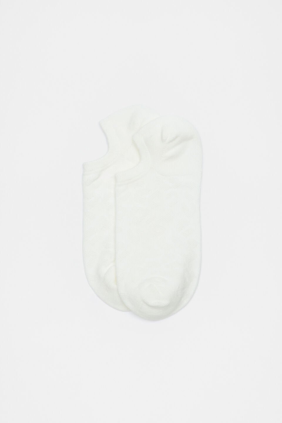 Ocelot Mesh Texture Sock  Cream