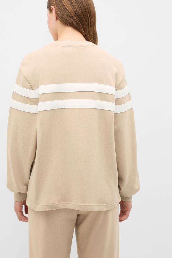 Relaxed Logo Crew Sweat  Sandstone  hi-res