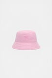 Pink Mini Stripe Bucket Hat  Candy Pink  hi-res