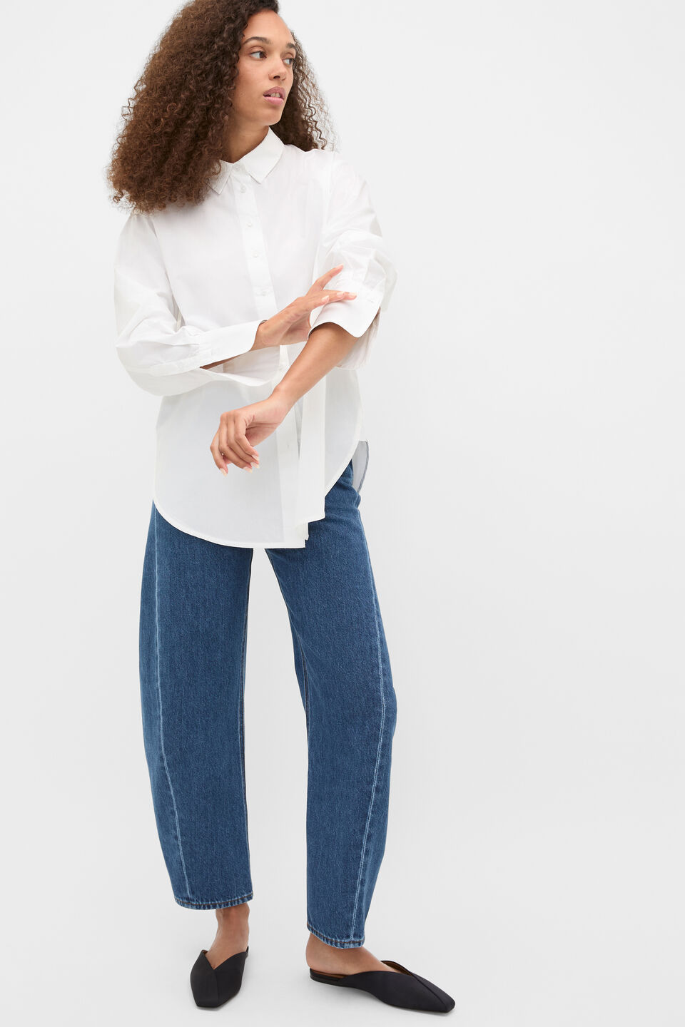 Poplin Classic Shirt  Whisper White