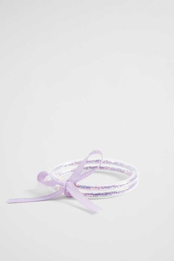 Glitter Bangle Pack  Orchid  hi-res
