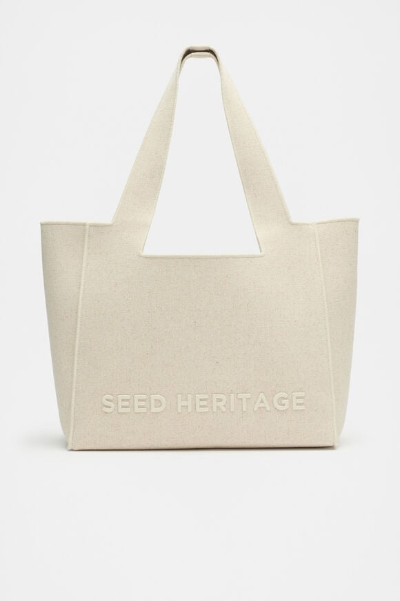 Fabric Logo Tote  Tofu  hi-res