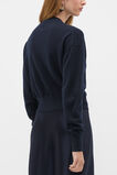 Australian Merino Relaxed Cardigan  Twilight Blue  hi-res
