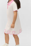 Heart Crepe Dress  Classic Cream  hi-res