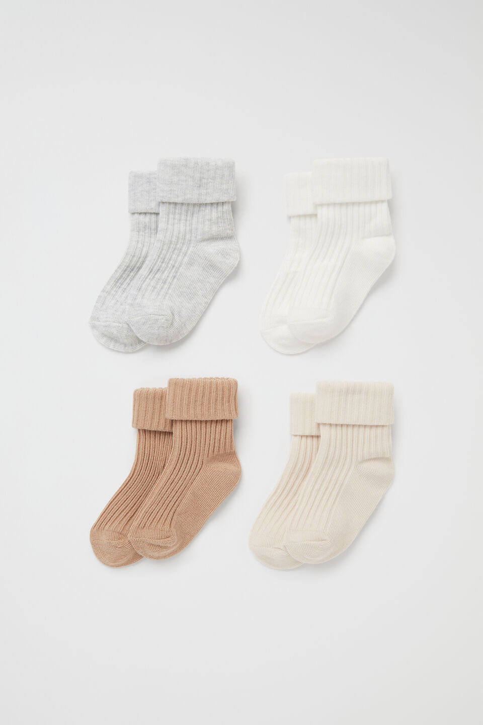 Rib Sock Multipack  Neutral