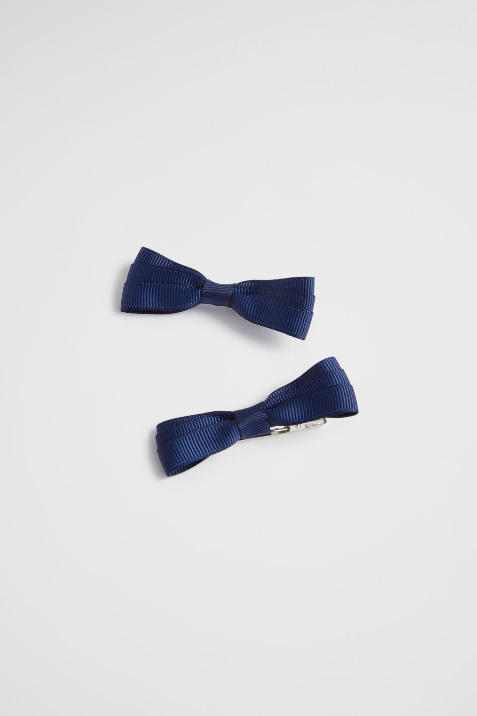 Grosgrain Bow Duck Clip  Navy