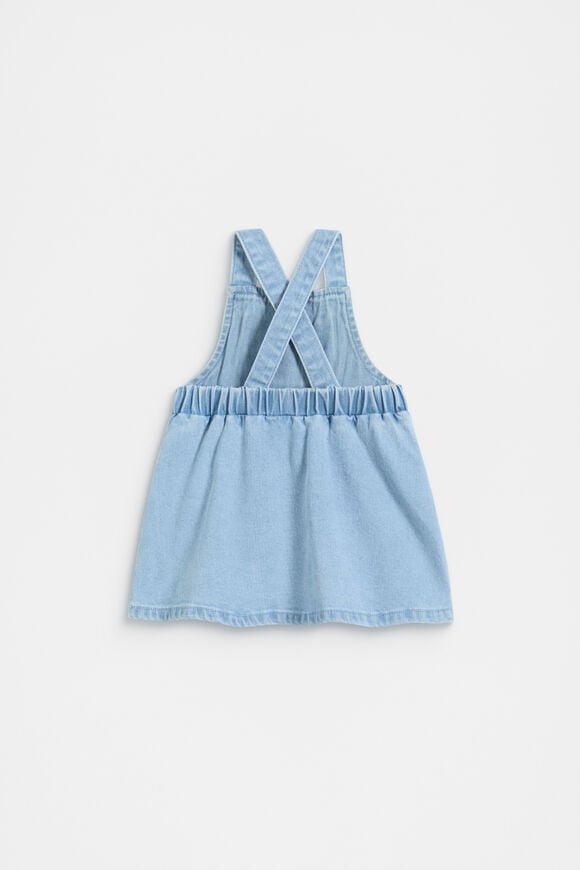 Core Logo Pinafore  Light Wash  hi-res