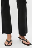 Crepe Knit Pintuck Pant  Black  hi-res