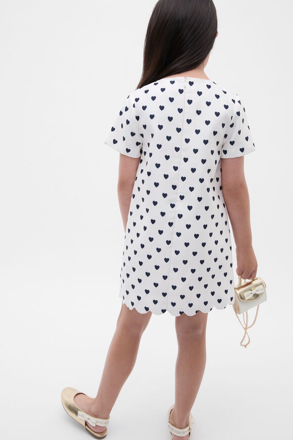 Scallop Satin Dress  Multi  hi-res