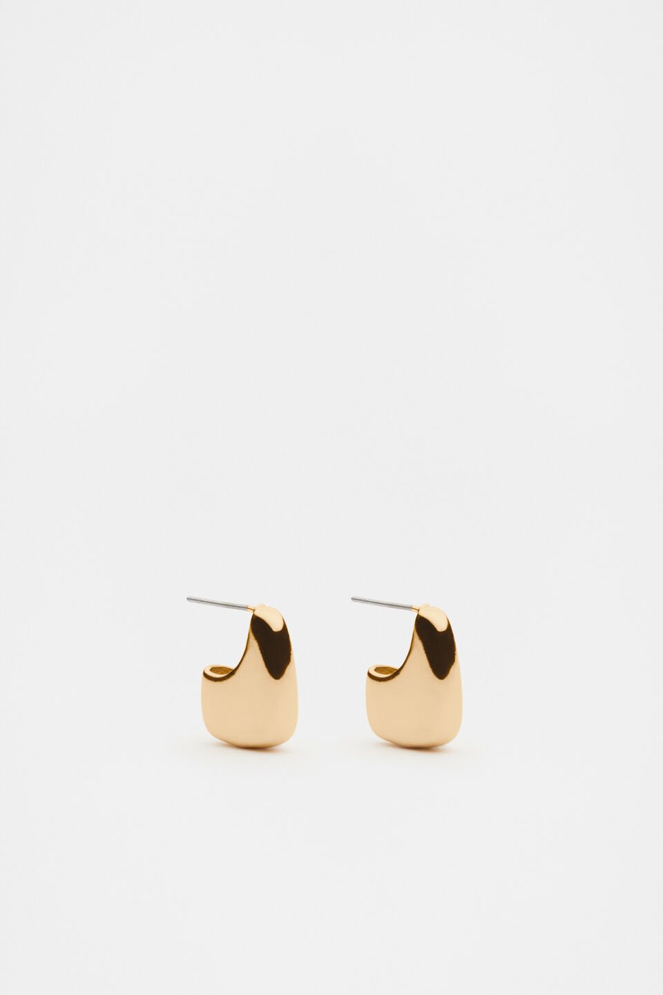 Sculptural Mini Earring  Gold
