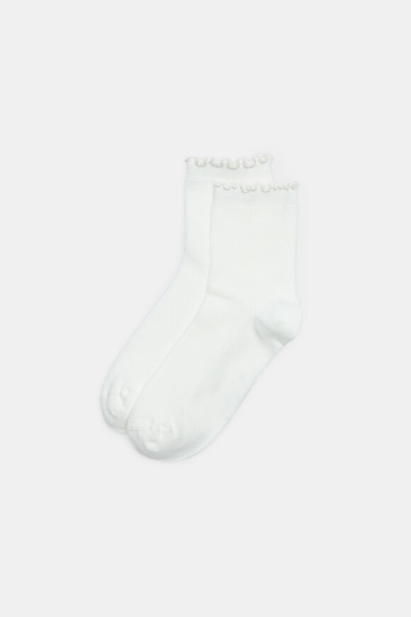 Frill Sock  Cream  hi-res