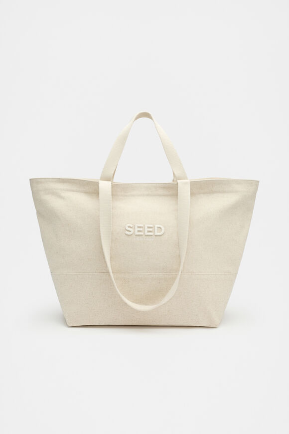 Seed Overnight Tote  Natural  hi-res