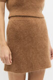 Knitted Mini Skirt  Amaretto  hi-res