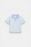 Knit Polo  Luna Blue  hi-res