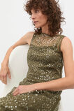 Sequin Lace top  Olive Leaf  hi-res