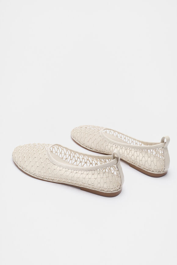 Parker Open Weave Ballet Flat  Tofu  hi-res