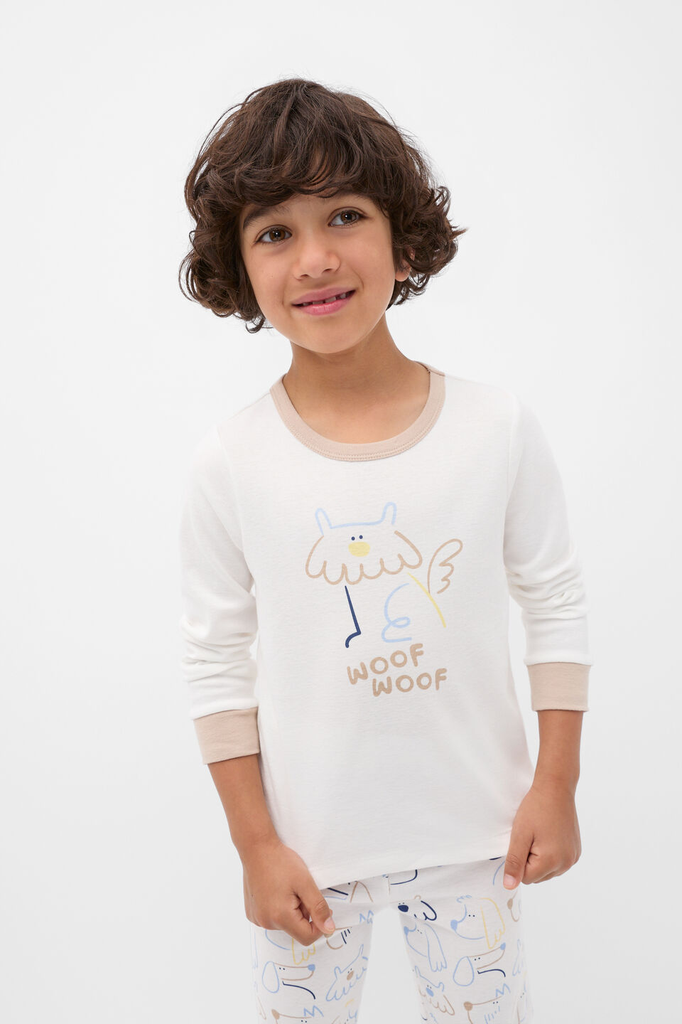 Dog Pyjama  Milk Tea