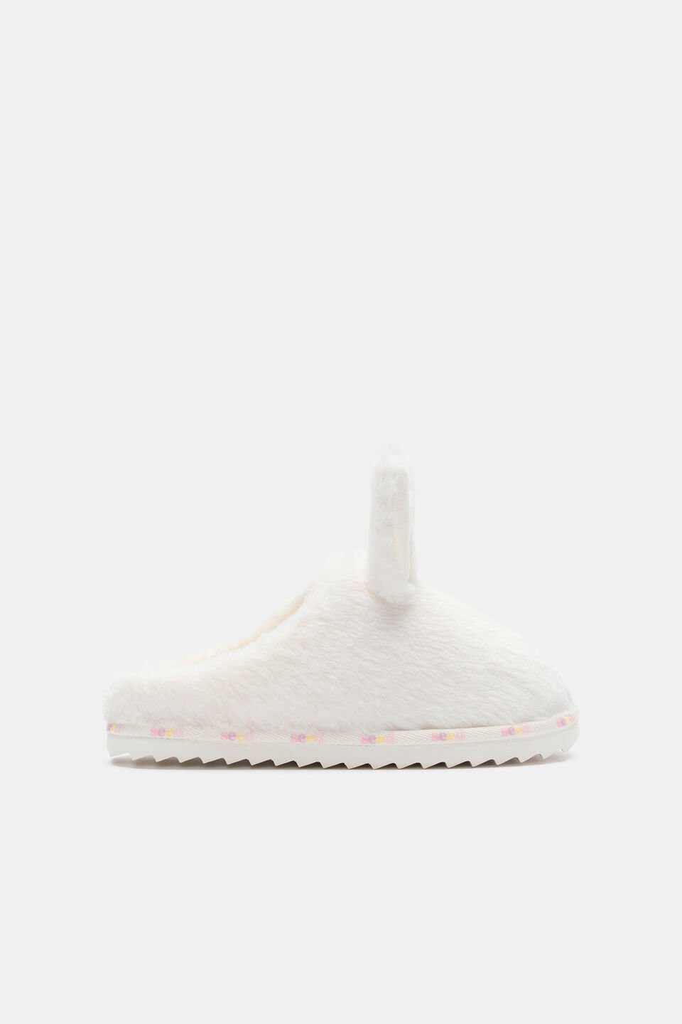 Bunny Mule Slipper  Classic Cream Multi