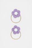 Cord Flower Elastics Pack  Lavender  hi-res