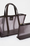 Mesh Mini Tote  Chocolate  hi-res